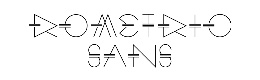 rometric sans typeface