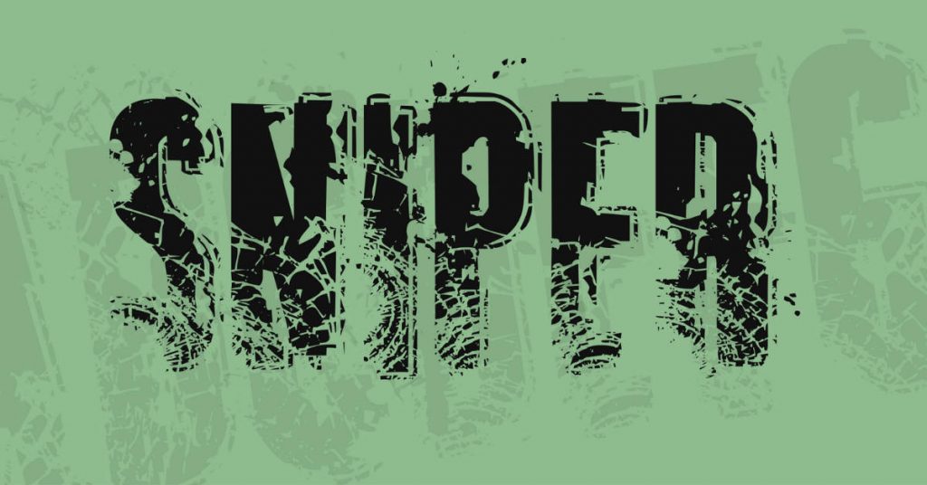 sniper typeface