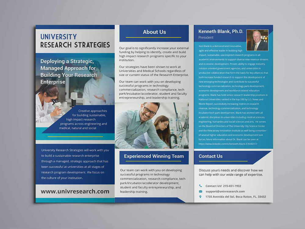 brochure graphic design example