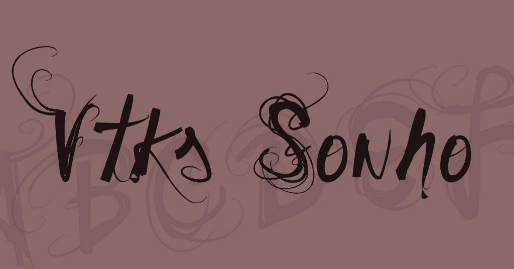 vtks sonho typeface