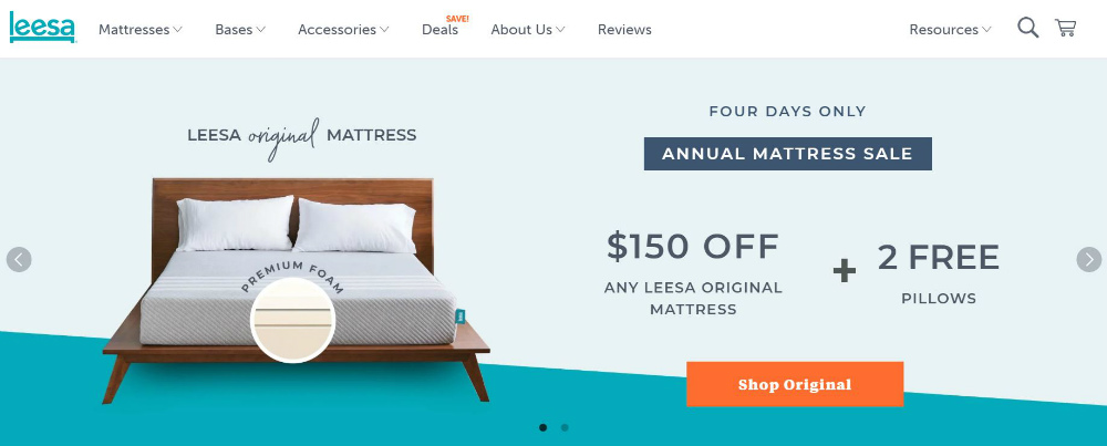 mattress websites