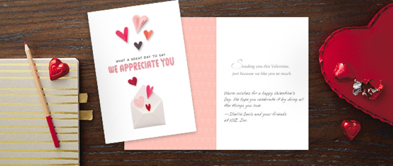 Valentine's Day Card Messages for Your Customers