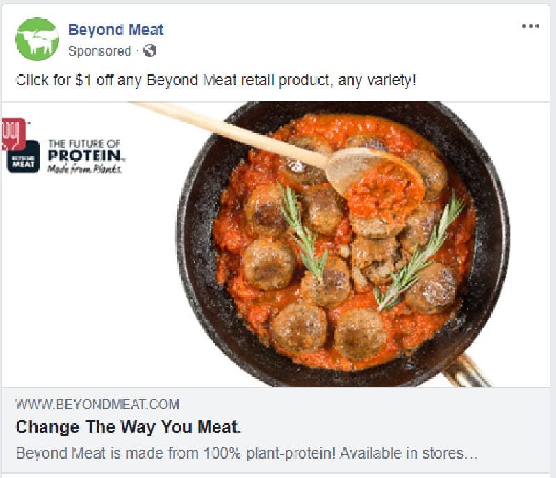 example of Facebook Ad