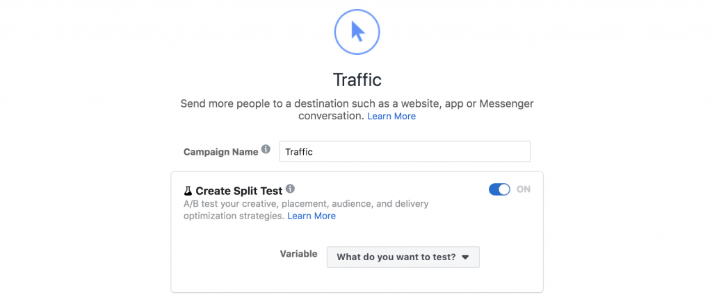 Facebook advertising tool