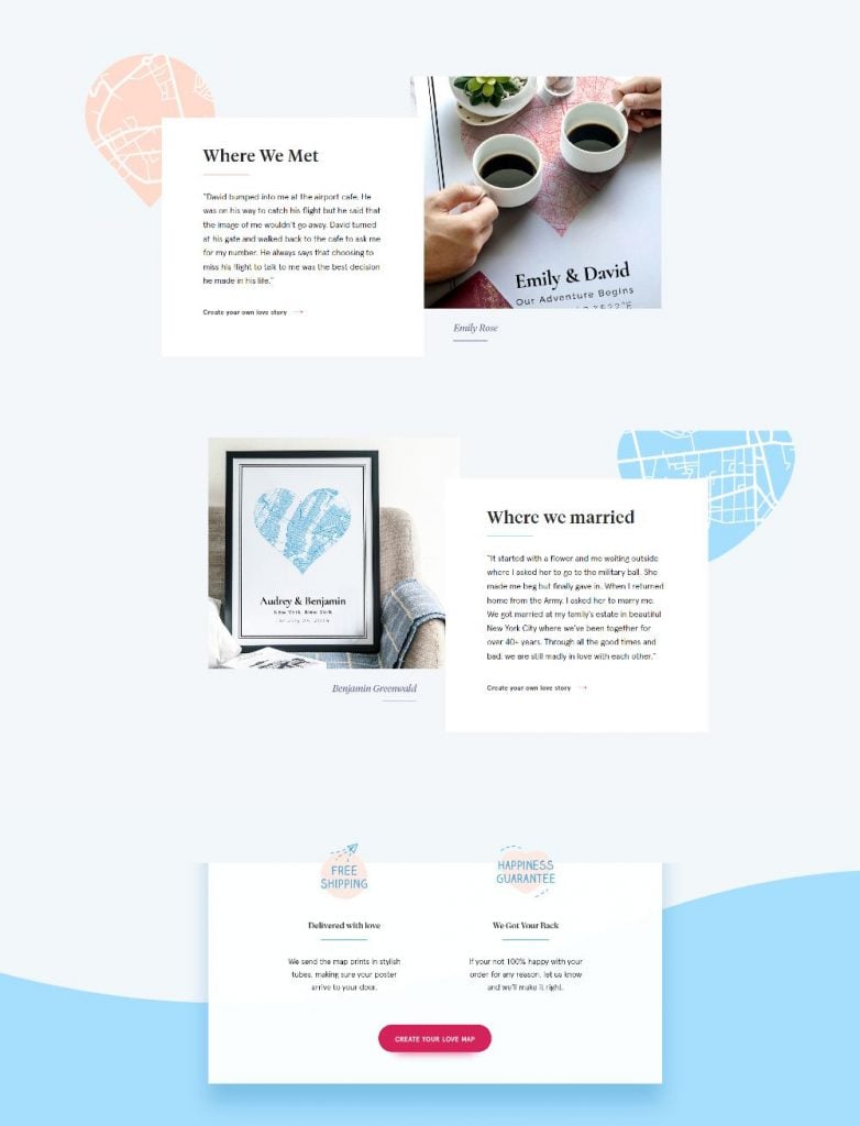 small business homepage design