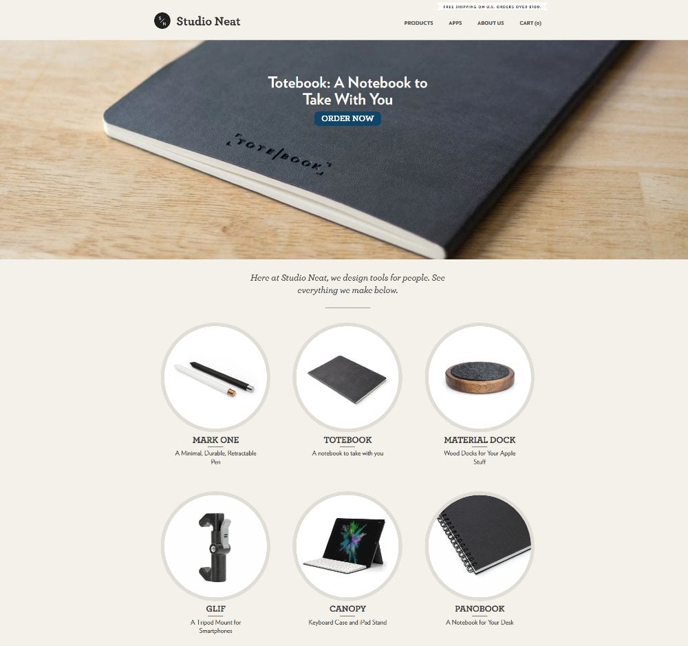 small business homepage design