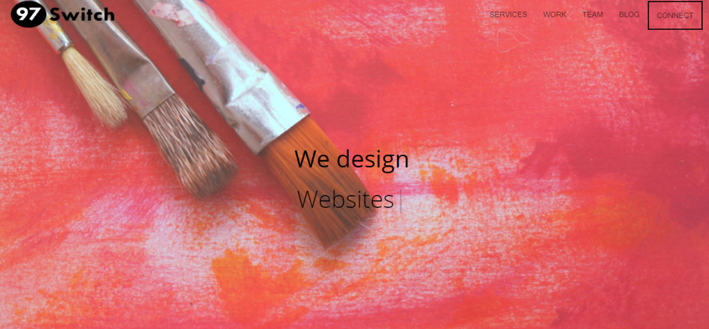 best advertising agency homepage