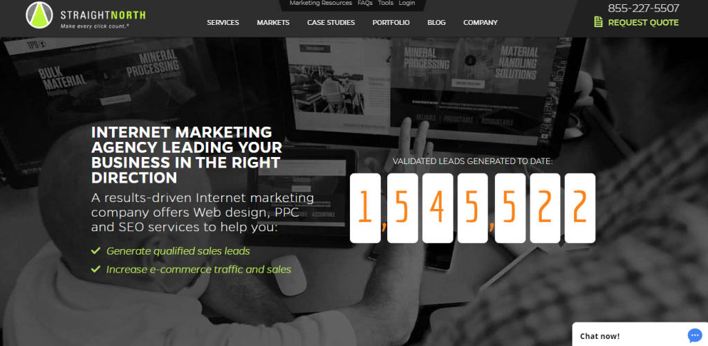 best advertising agency homepage