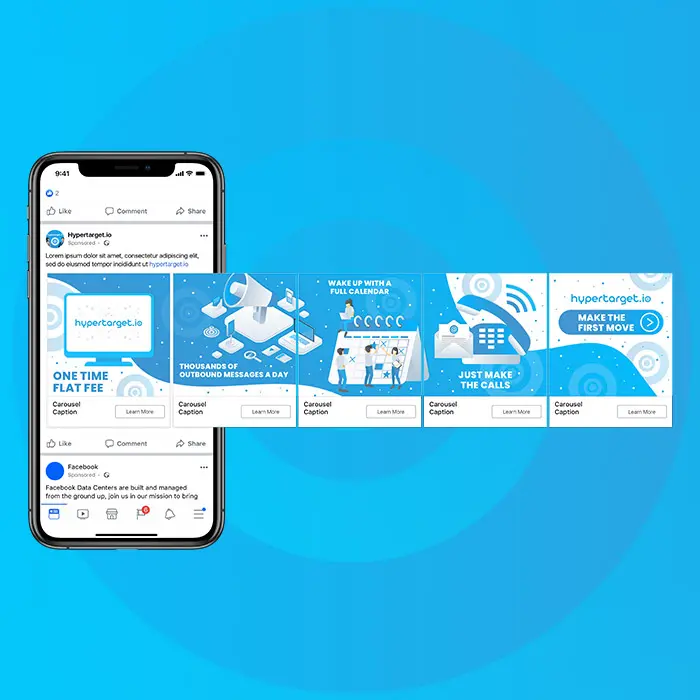 Hypertarget app digital ad