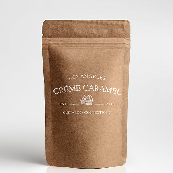 Creme Caramel packaging