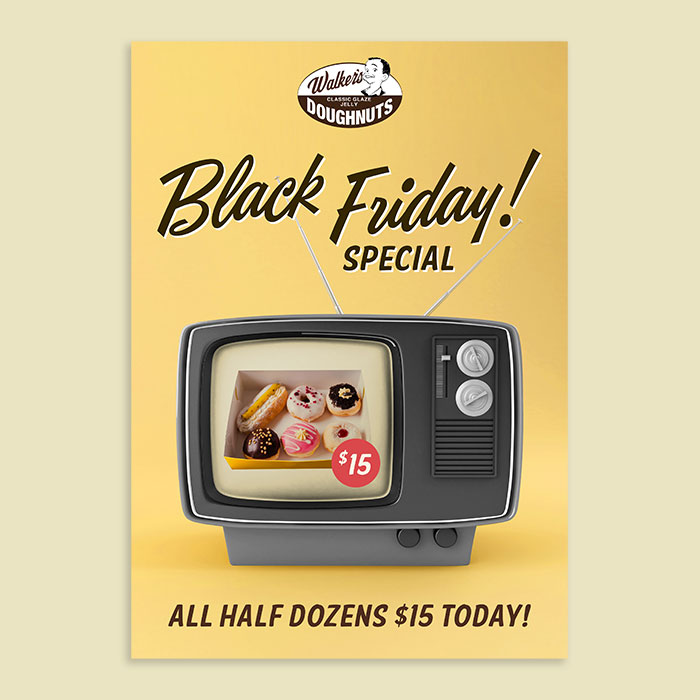 Black Friday print ad