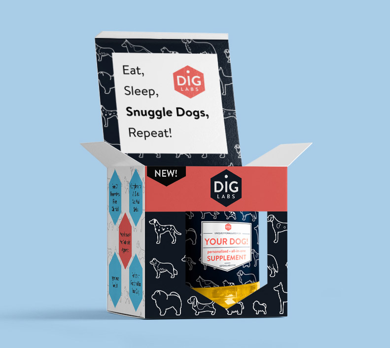 Dig Labs packaging