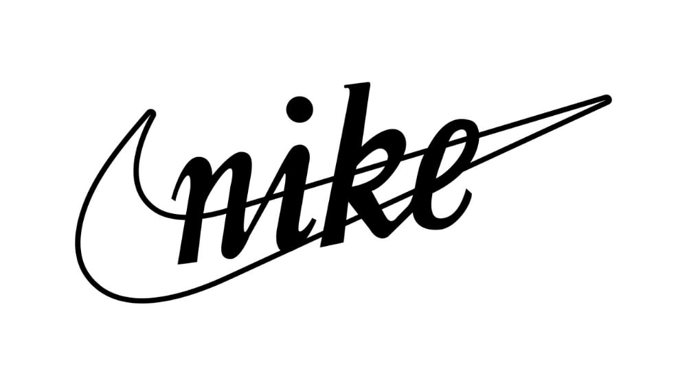 old nike logo