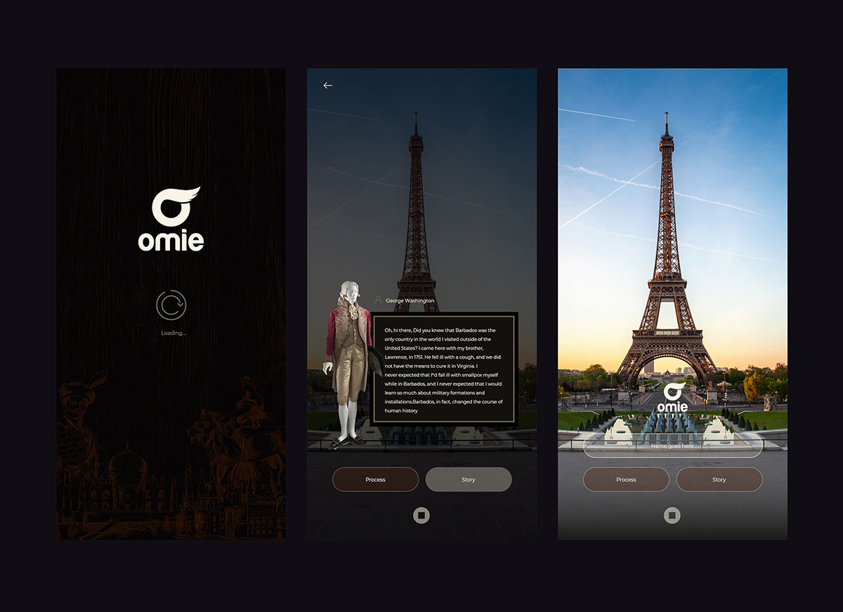 Omie app design