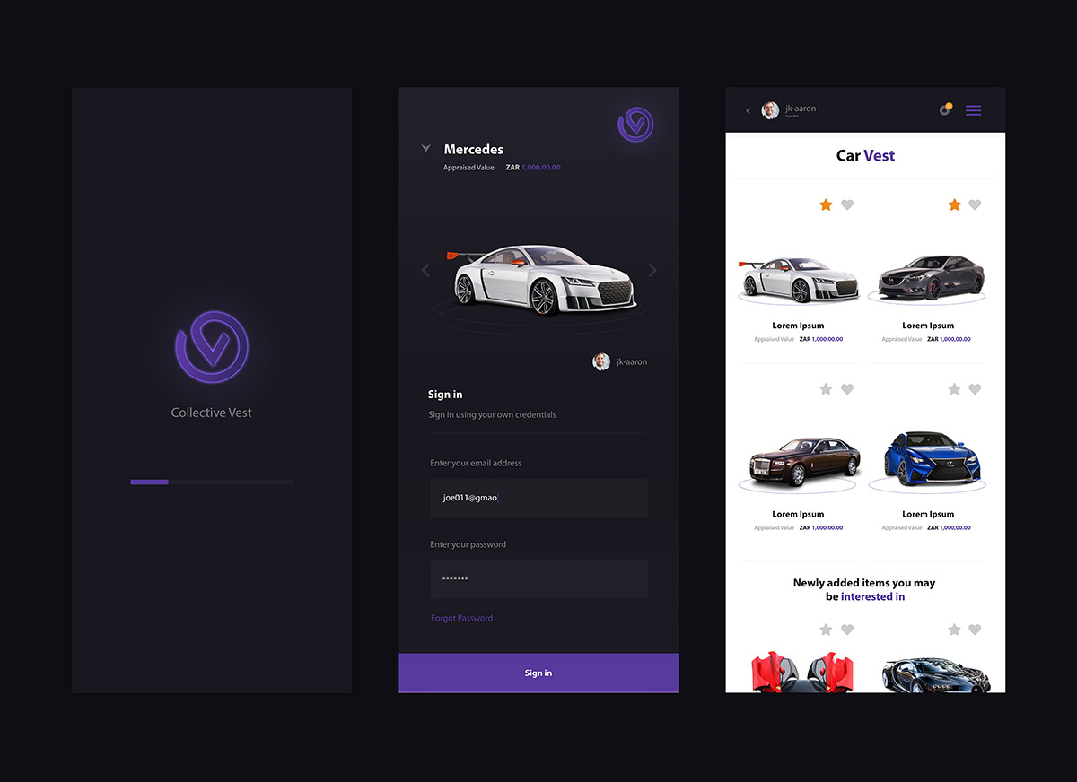Car shopping app
