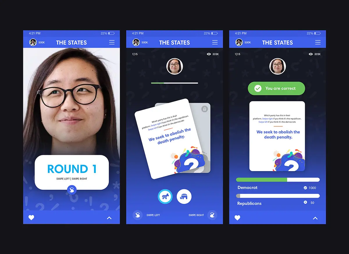 Political app design