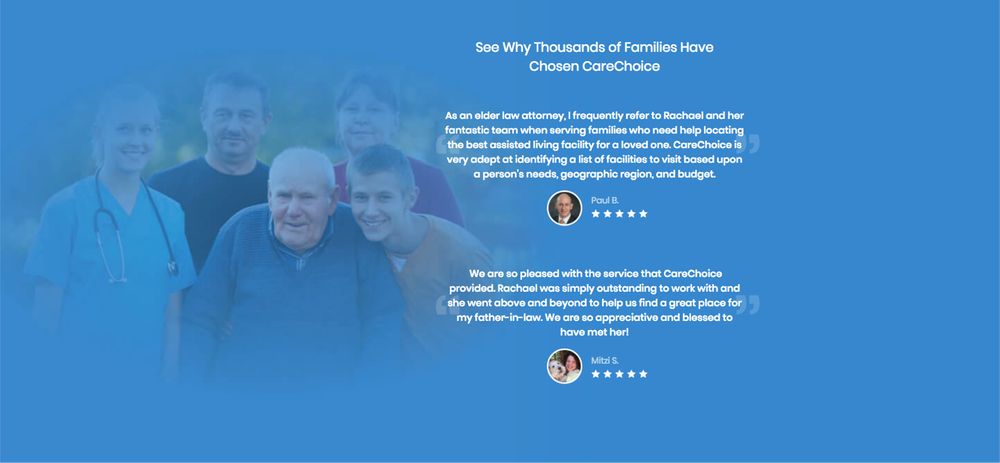 landing page layout