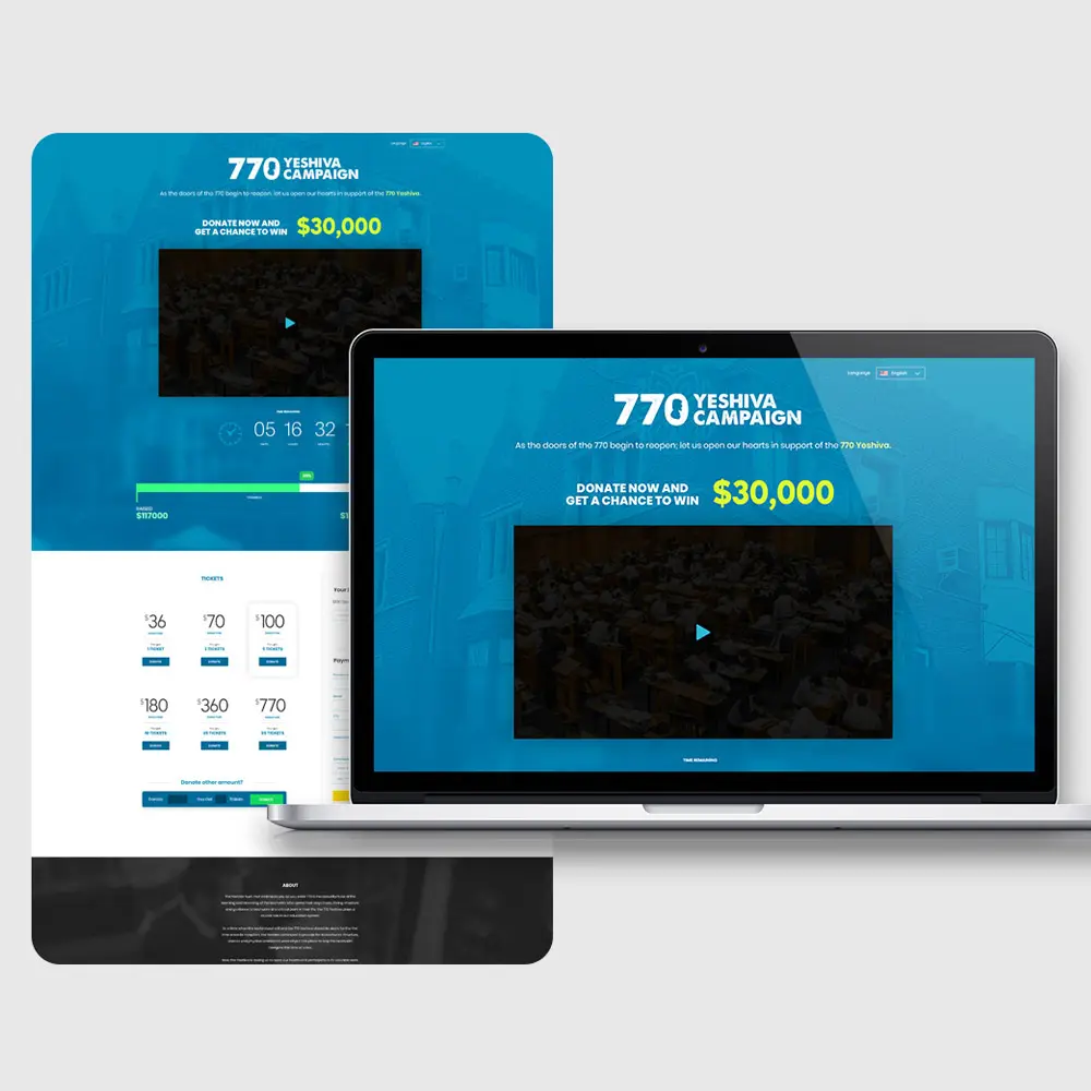 Yeshiva website design