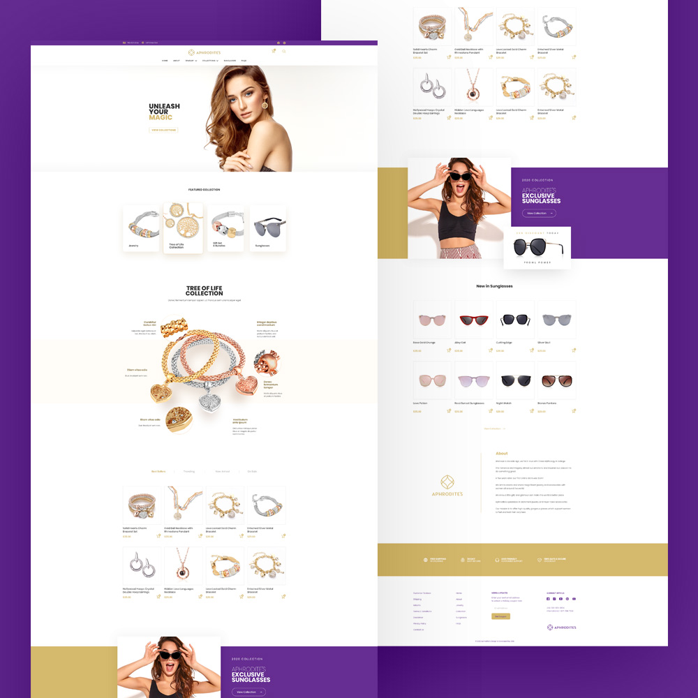 Lanier Goods web design