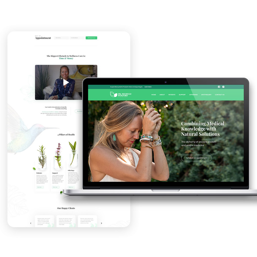 Medical website design