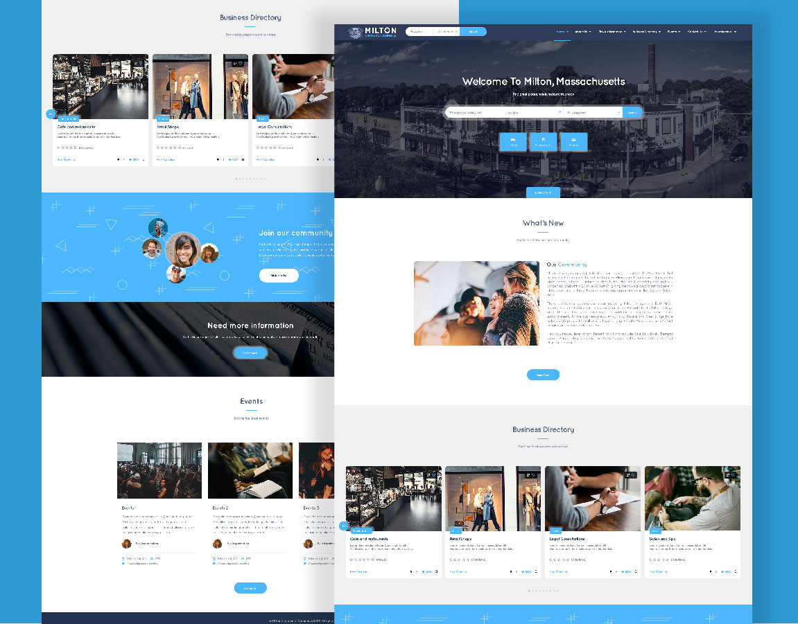 Milton web design
