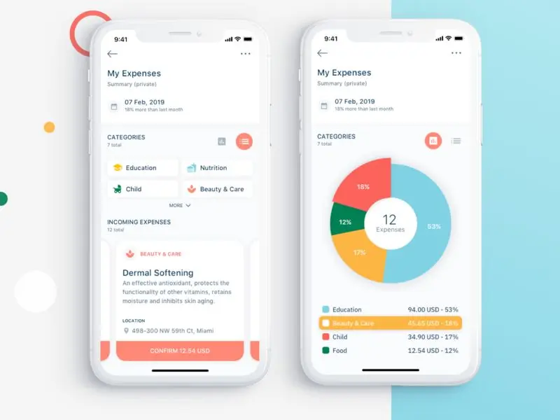 mobile dashboard ui design