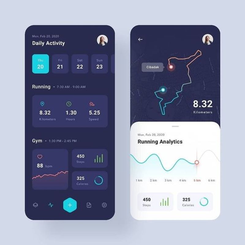 mobile dashboard ui design