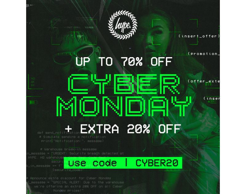 social media graphic for startup Hype promo