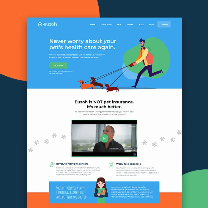 Eusoh web design