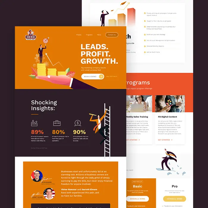 Leads profit web design - Unlimited Graphic Design Service