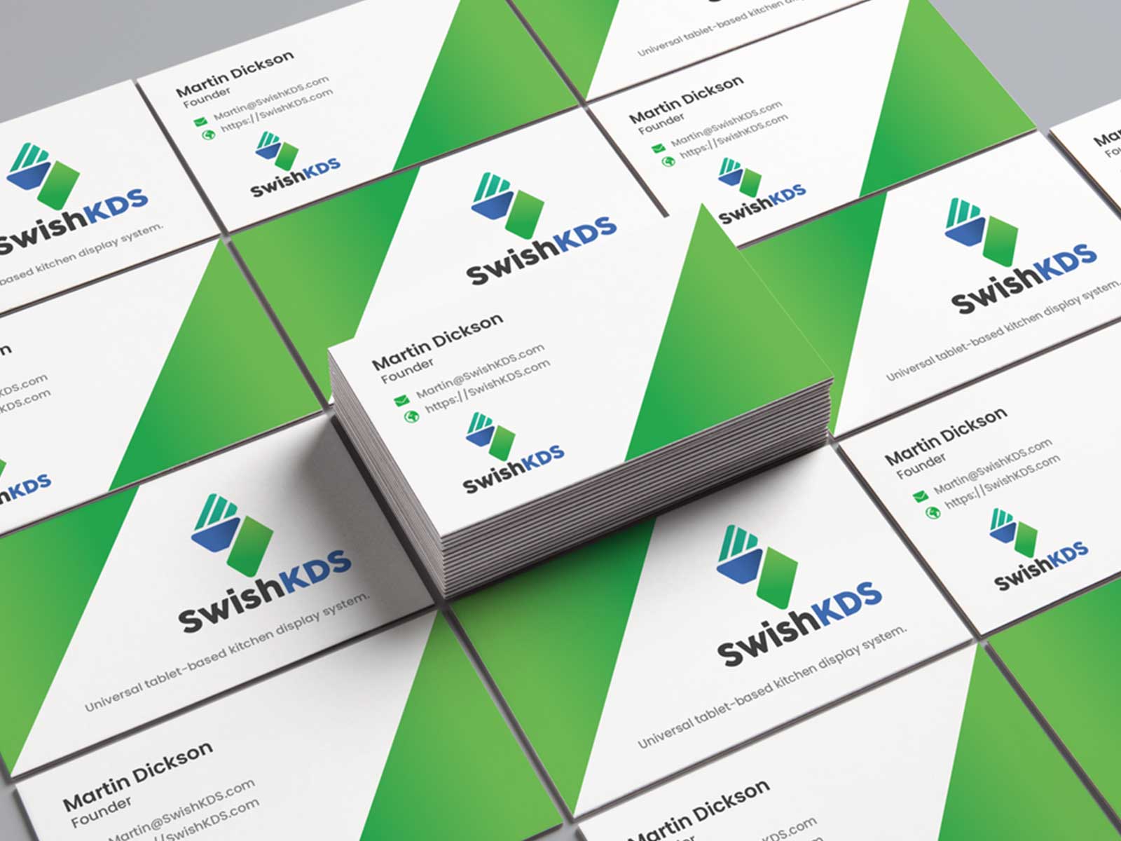 Swish KDS business card - Unlimited Graphic Design Service