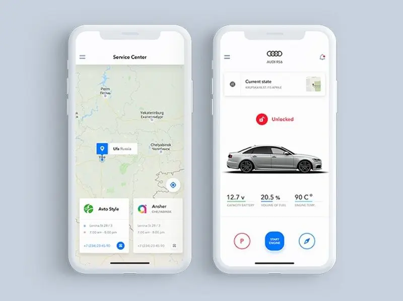 mobile dashboard ui design