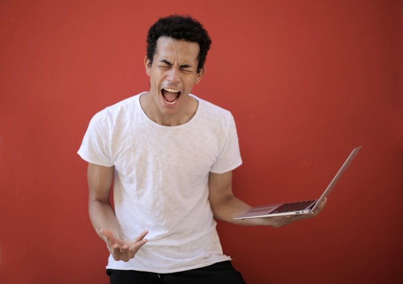 angry person