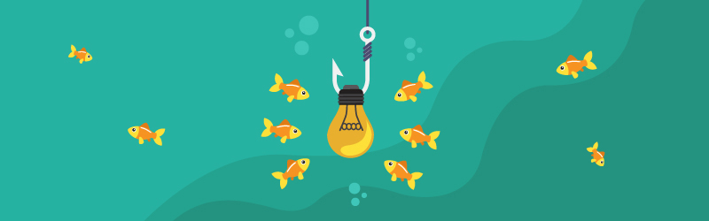 light bulb and fish