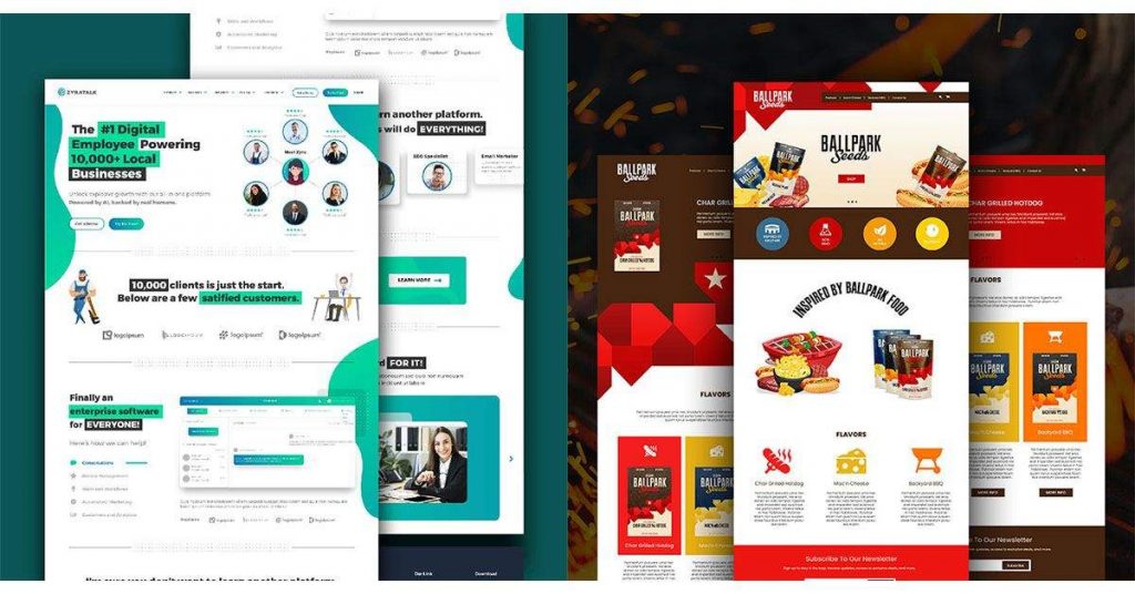 Small business website design