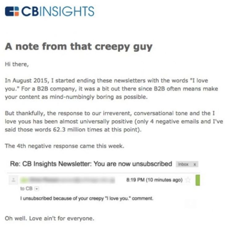Newsletter example