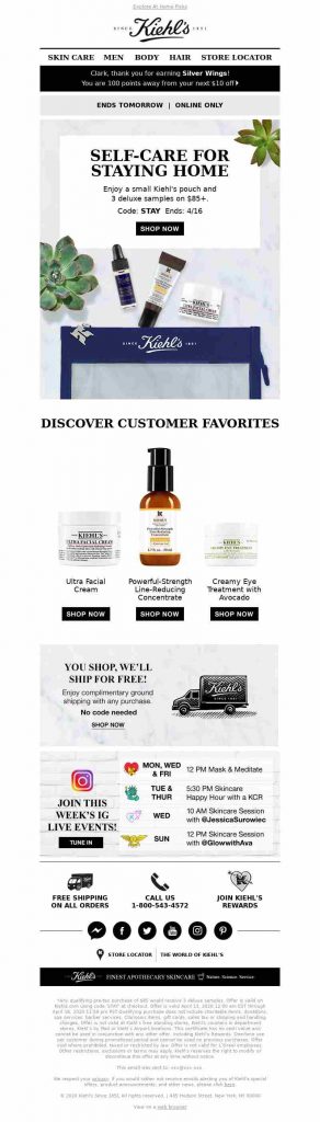 Newsletter example