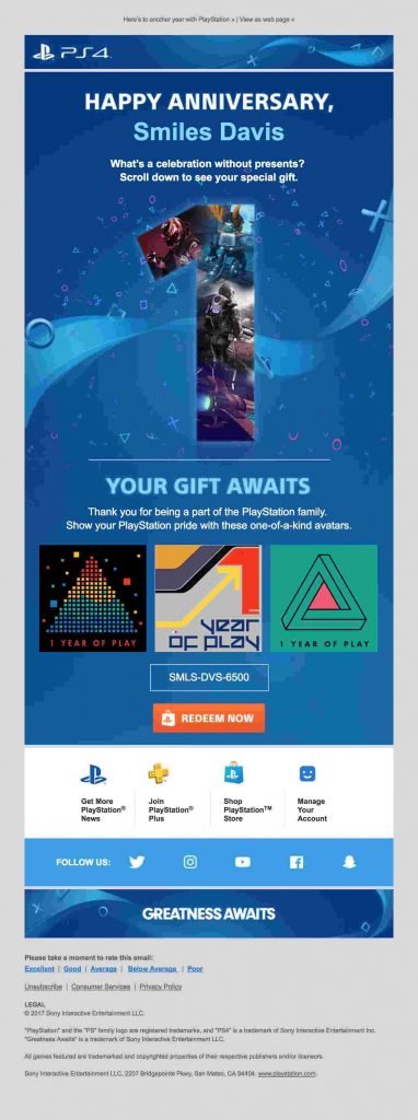 Newsletter example