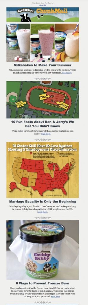 Newsletter example