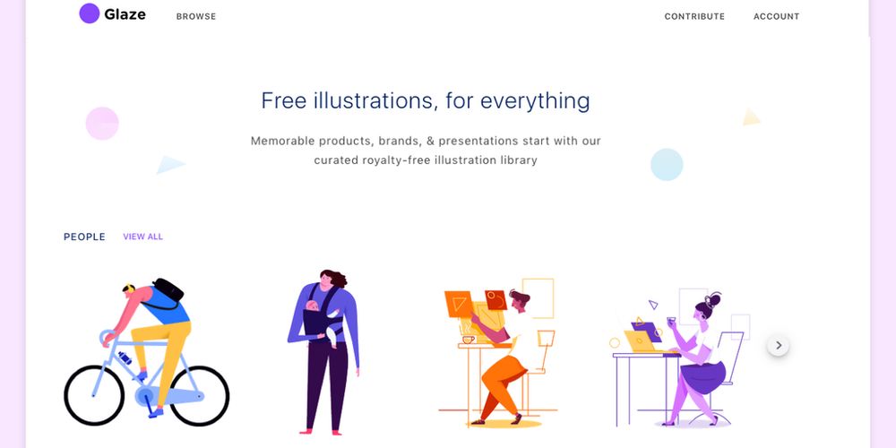 free illustrations for websites