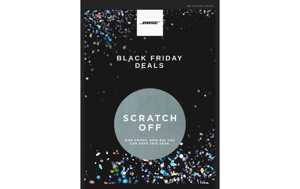 email marketing design example