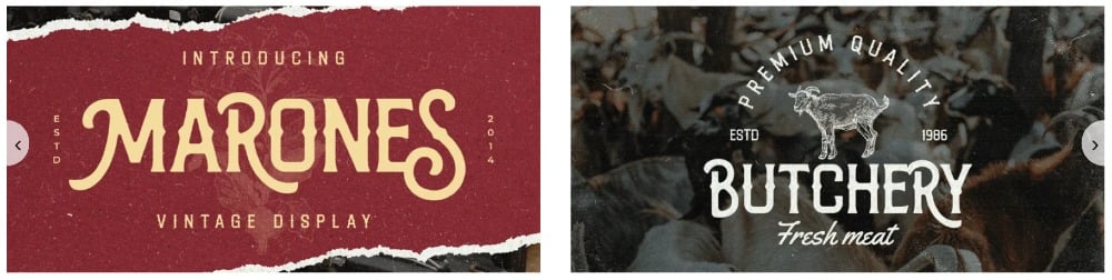 barber shop fonts