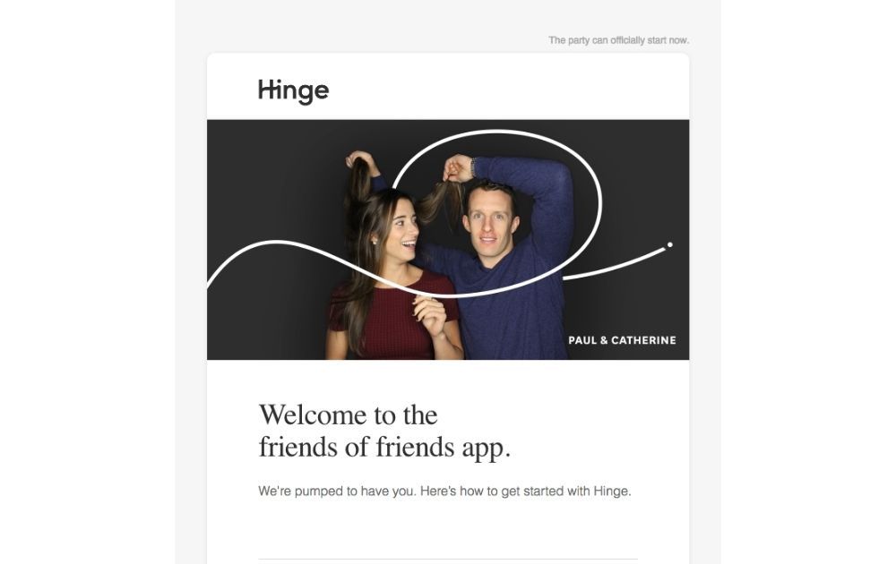 email marketing design example