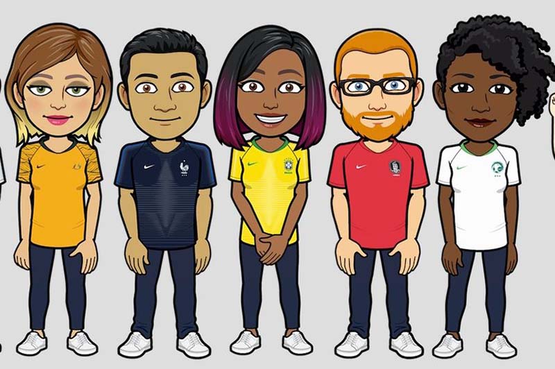In 2018, weeks before the World Cup, Bitmoji collaborated with Adidas and N...