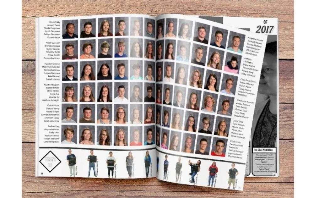 yearbook ad page examples