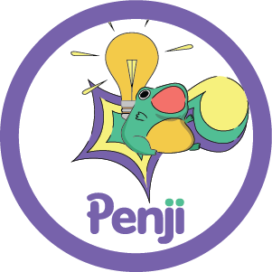 small penji sticker size