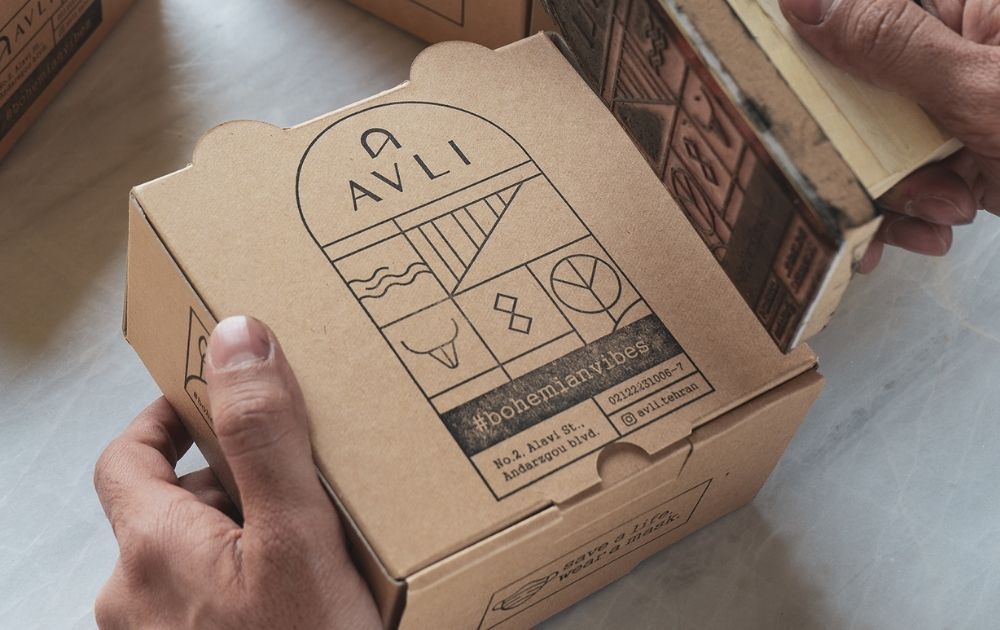 mailing box design example