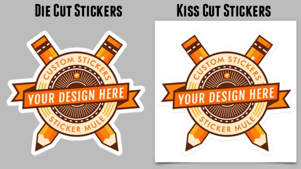 What is the difference between Die Cut and Kiss Cut Stickers? - Want  Stickers