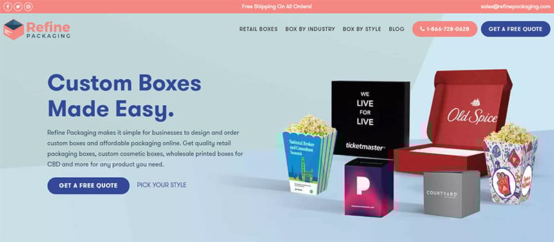 custom box design example