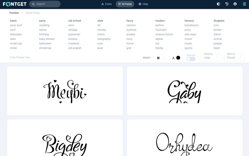 20 Websites to Get Free Fonts for Cricut Design Space - Unlimited Graphic  Design Service